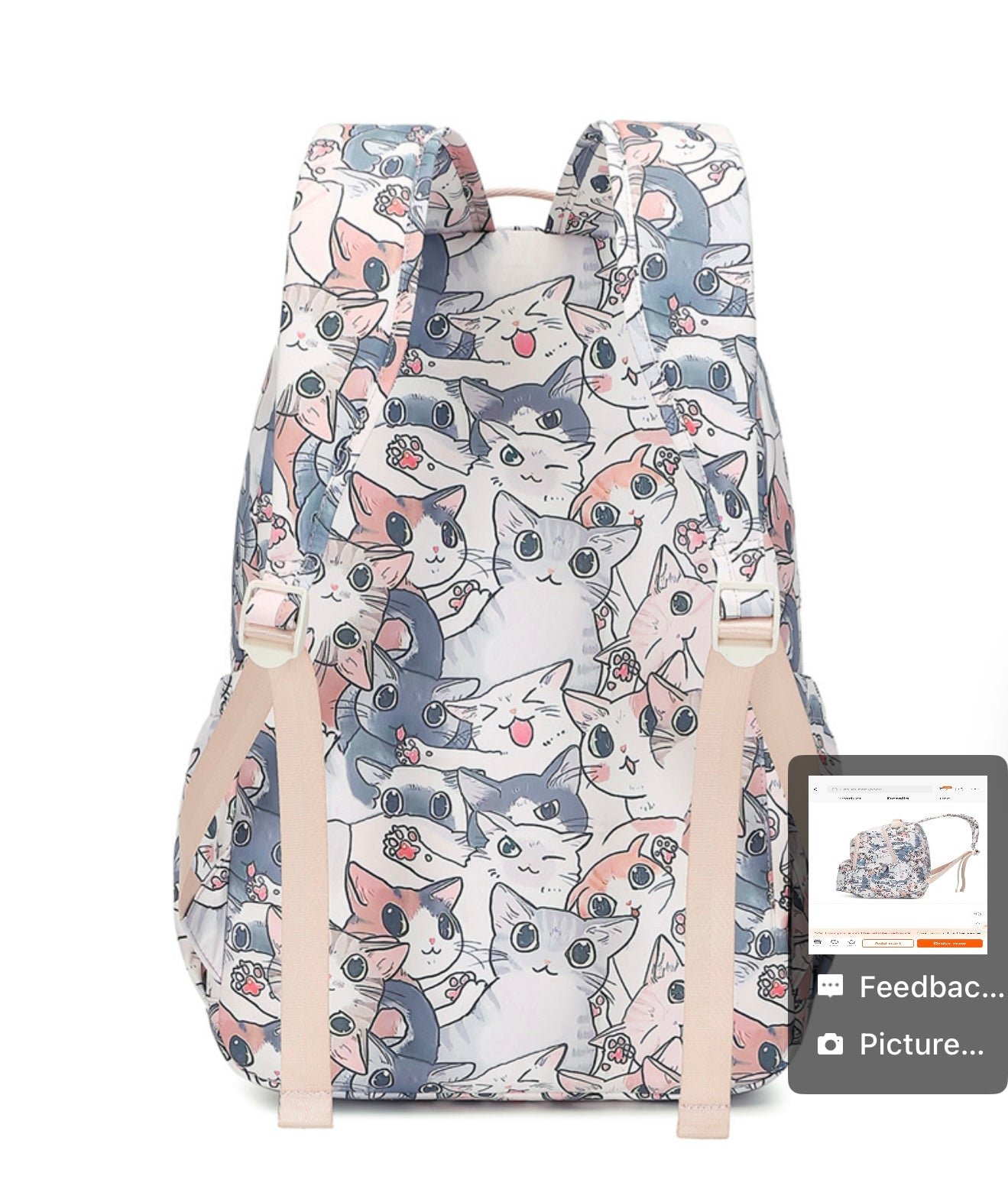 Cute Waterproof Backpack – School & Travel Bag for Girls