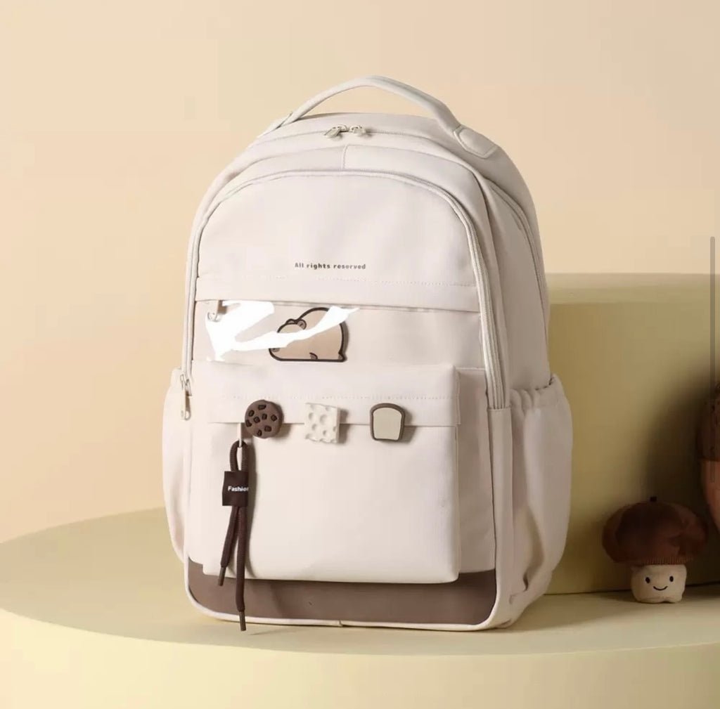 Kawaii Capibara Backpack – Waterproof School & Travel Bag
